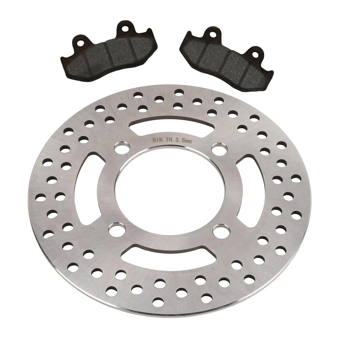 2x Rear Disc Brake Rotor & Pads for Honda TRX250R (1986–1989)