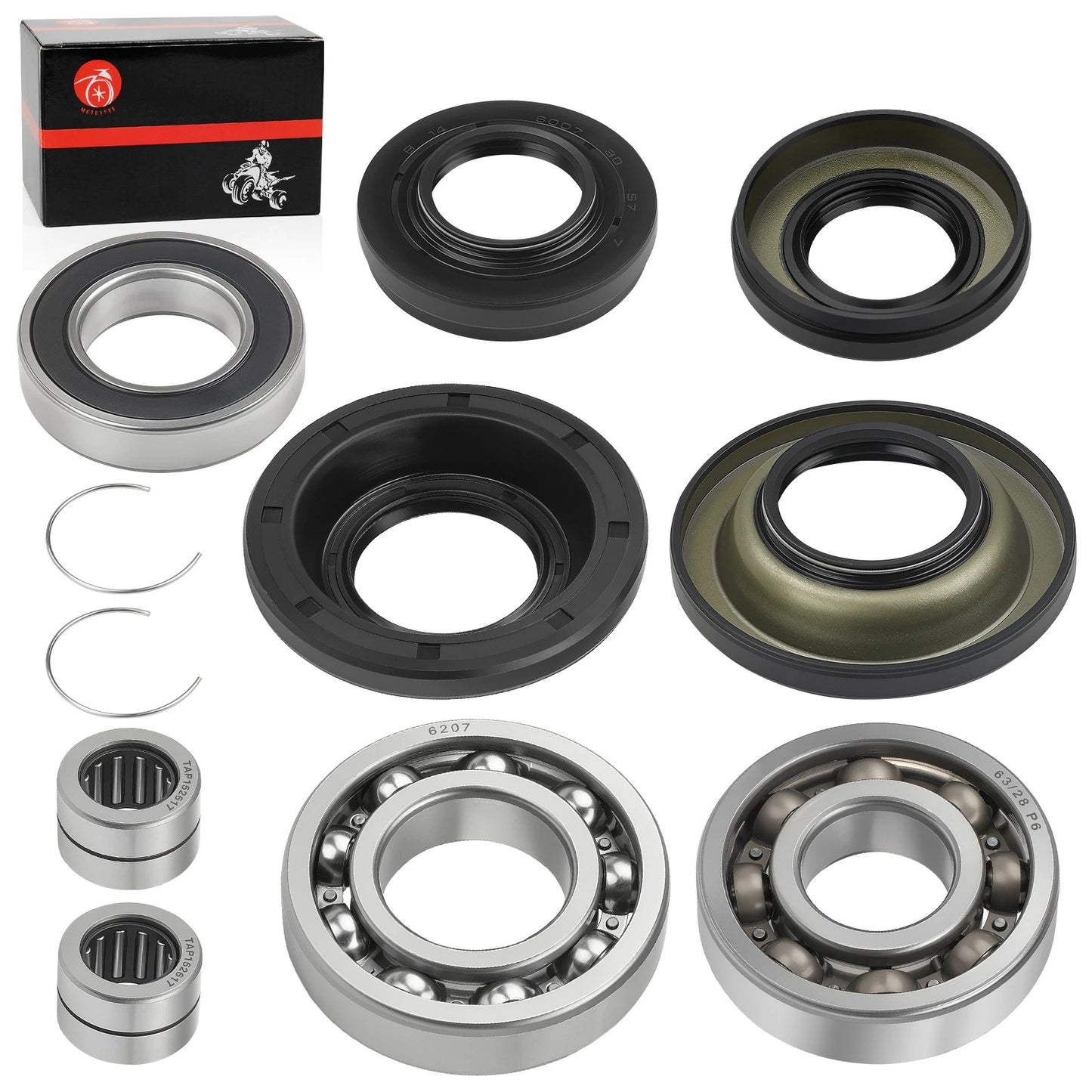 Rear Differential Bearing Seal Kit for Honda Rancher 420 4x4 (2015–2024)