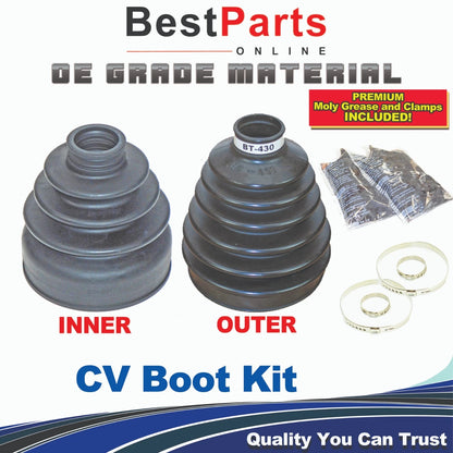 CV Axle Boot Kit 2 x Front Inner & Outer for Mazda CX-7 (2007–2012)