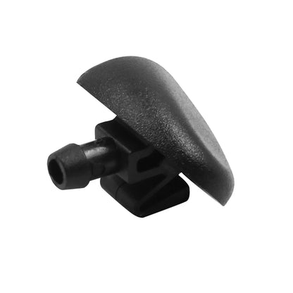 Black ABS Front Windshield Cleaning Nozzles for Peugeot 206 (2000-2010)