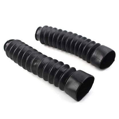 Motorcycle Universal Black Rubber Front Fork Dust Covers