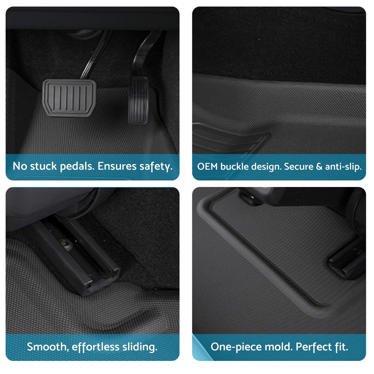 XPE Waterproof Anti-Slip Floor Mat Set for Ford Everest (2022-Current)