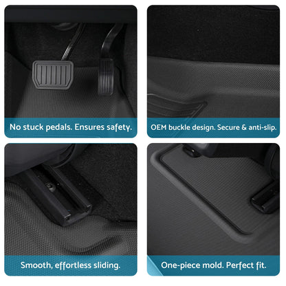 XPE Waterproof Anti-Slip Floor Mat Set for Ford Everest (2022-Current)
