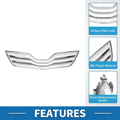 Chrome Front Hood Bumper Grille for Toyota Camry (2010)