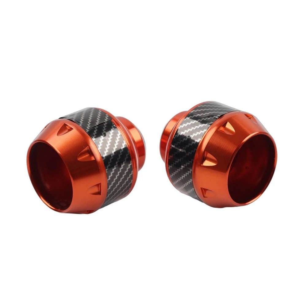 2 x Motorcycle Front Fork Frame Sliders for Crash Protection - Universal Fit