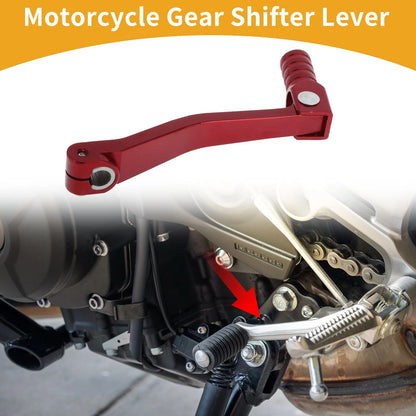 Folding Motorcycle Gear Shifter Lever for Apollo BBR Red