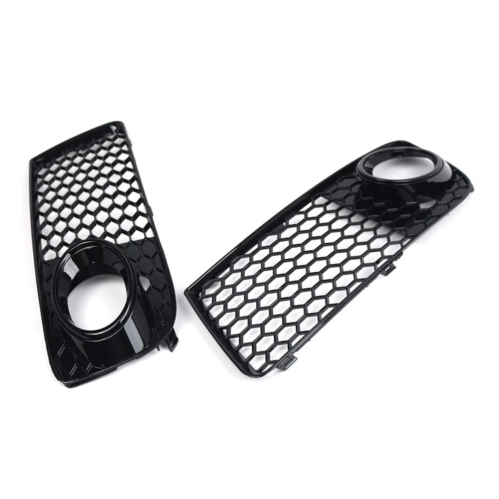 Glossy Black Honeycomb Fog Light Grille for Audi TT (2009-2014)