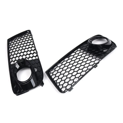 Glossy Black Honeycomb Fog Light Grille for Audi TT (2009-2014)