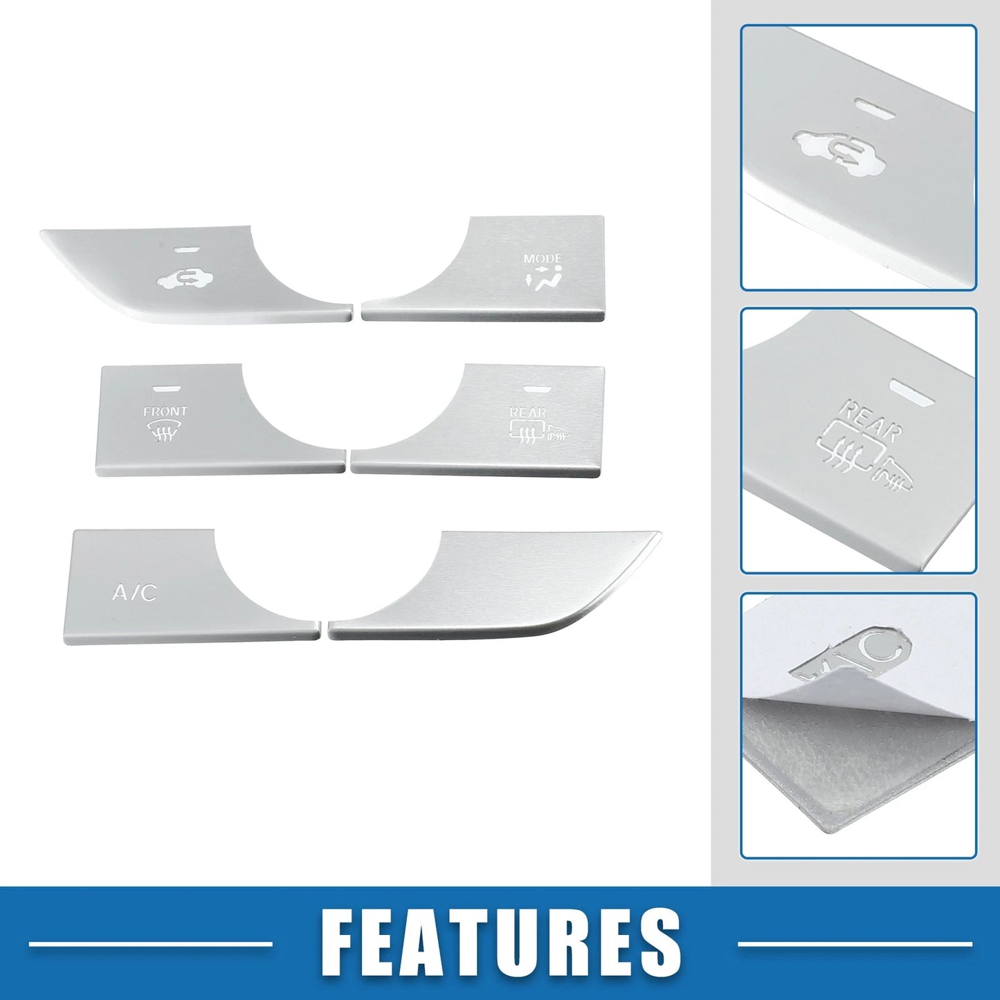 AC Button Cover Trim for Honda Civic 11th Gen (2022-2023)