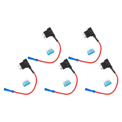 10 x Car Add-a-Circuit Fuse TAP Adapter 15A Standard ATO ATC Blade Fuse