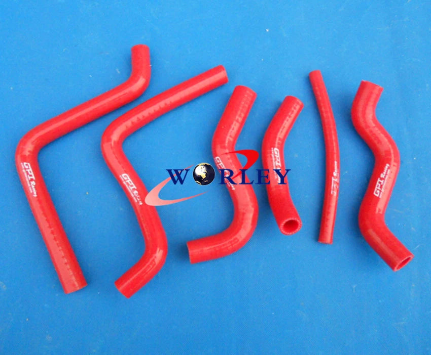 Aluminum Radiator + Blue Silicone Hose for Honda CR125R (2000-2001)
