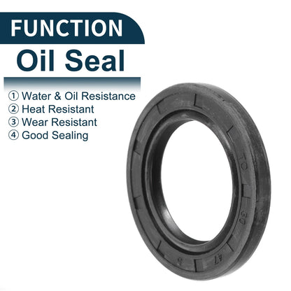 Oil Seal 30x47x5mm NBR Rubber Seal Ring 5Pcs
