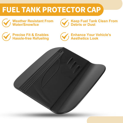 Fuel Tank Door Cap for Toyota Sienna 2022-2025 Glossy Black