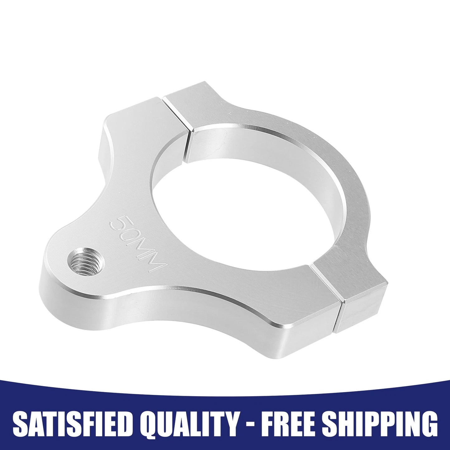 CNC Fork Brackets / 50mm / Steering Damper Mounting Clamp for Motorcycle