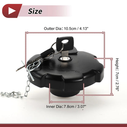 Locking Gas Cap with 2 Keys for MAN TGA TGX (No.20392749/20392751)
