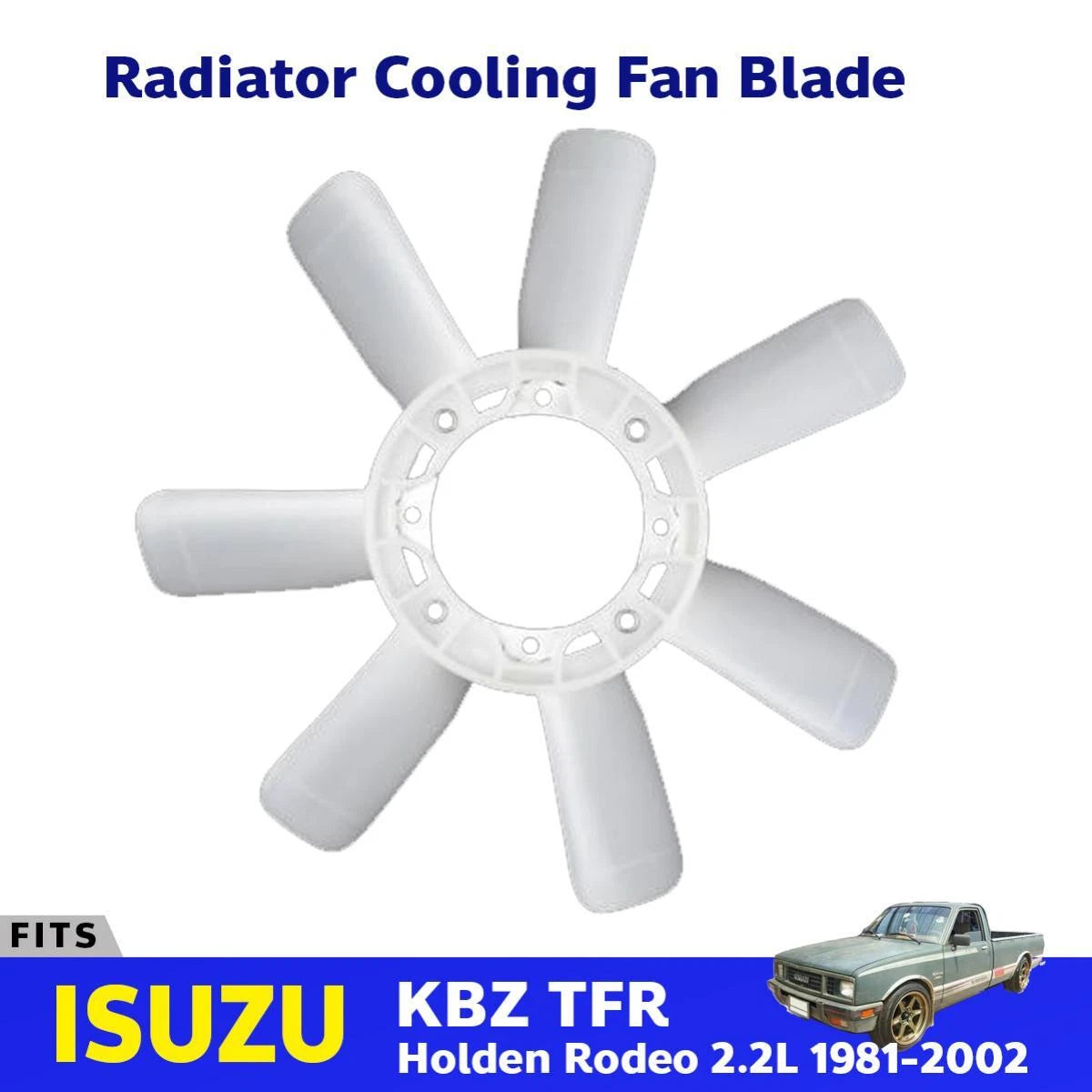 Engine Radiator Cooling Fan Blade Fits Isuzu KBZ TFR Holden Pickup 1981-02 D06