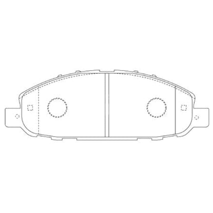 Front Disc Brake Pads Set for Nissan Urvan E25 (2008-2017)