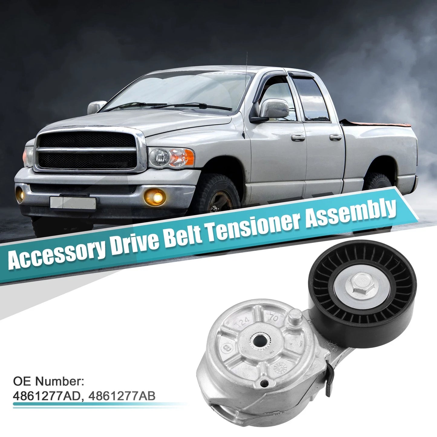 Belt Tensioner Assembly for Jeep Wrangler, Dodge (2003-2006)
