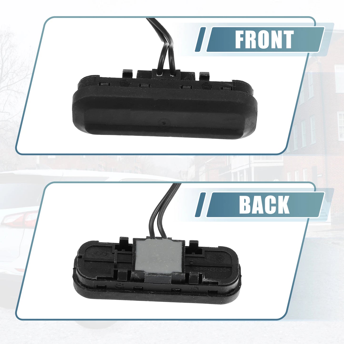 Trunk Tailgate Handle Release Liftgate Switch with License Plate Lamp 95107229