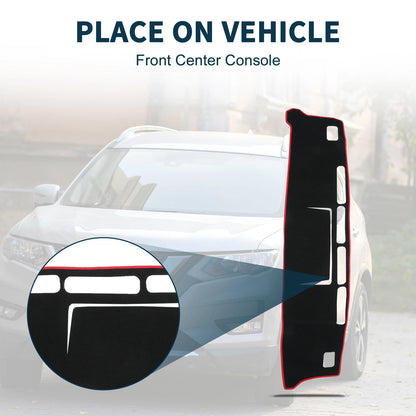 Dashboard Cover Mat for Nissan NV350 Caravan E26 (2012-2024) Black Red
