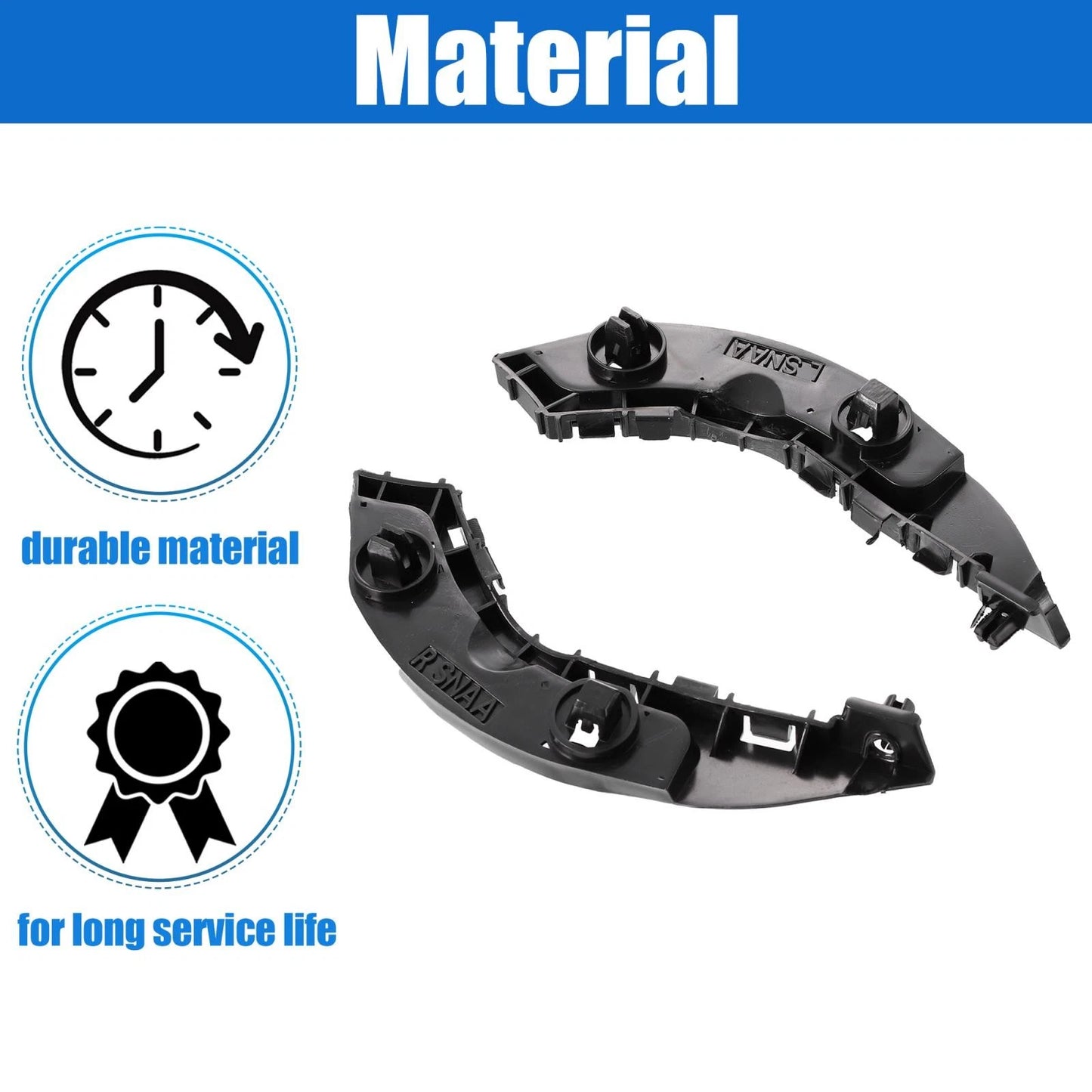 Front Bumper Bracket for Honda Civic 2006-2011 2 x Left Right Side Retainers