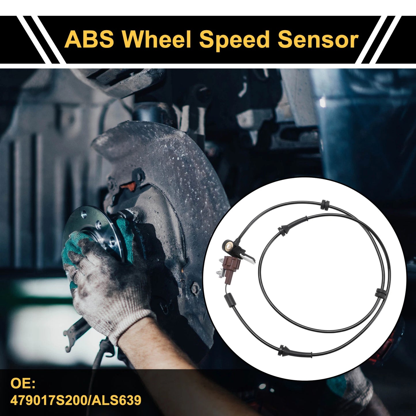 ABS Wheel Speed Sensor for Nissan Titan (2004-2011) Rear Left