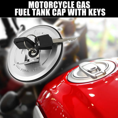 1 Set Motorcycle Tank Cover Locking Fuel Cap with Keys for Honda CB-1