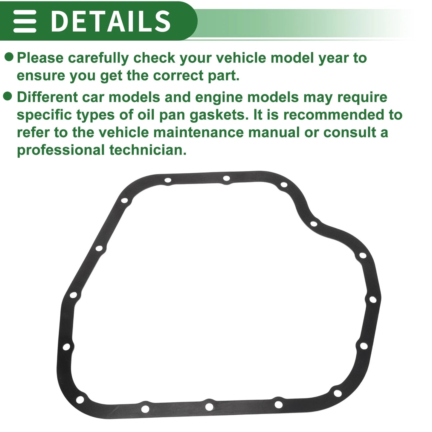 Oil Pan Gasket for Toyota Corolla (2014-2022) 1 x Piece