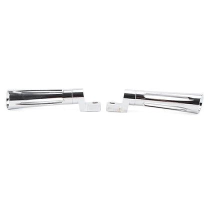 Chrome CNC Footpeg Footrest for Harley Dyna FXSB FXCW FXS Sportster XL1200 (2012-2017)