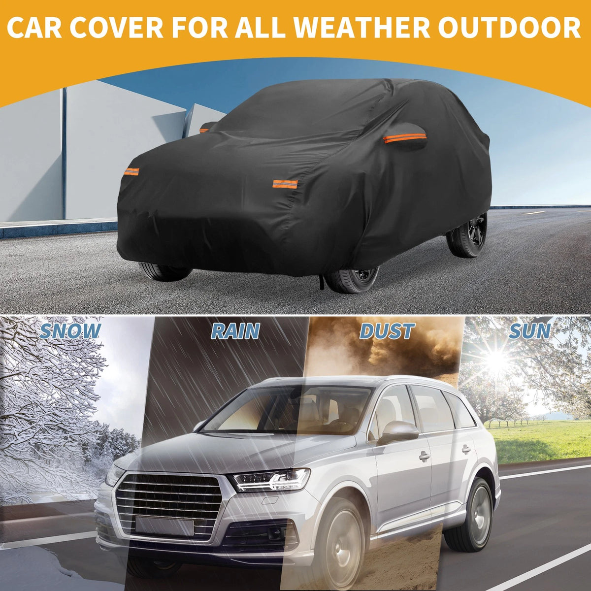Waterproof All Weather Car Cover for Kia E-Niro (2019-2023)