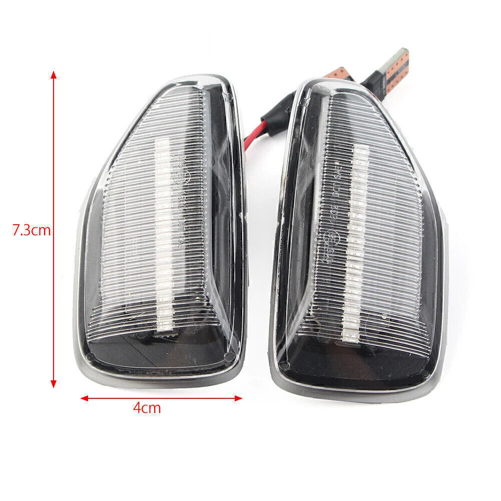 LED Dynamic Side Marker Turn Signal Lights for Dacia Logan Sandero (2004-2023)