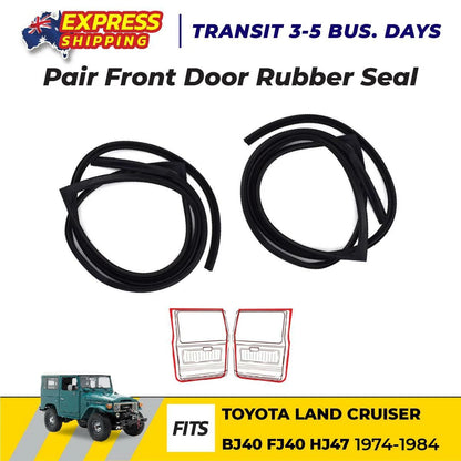 Weatherstrip Front Door Seal Rubber Fits 1976-1984 Toyota Land Cruiser FJ40 FJ55