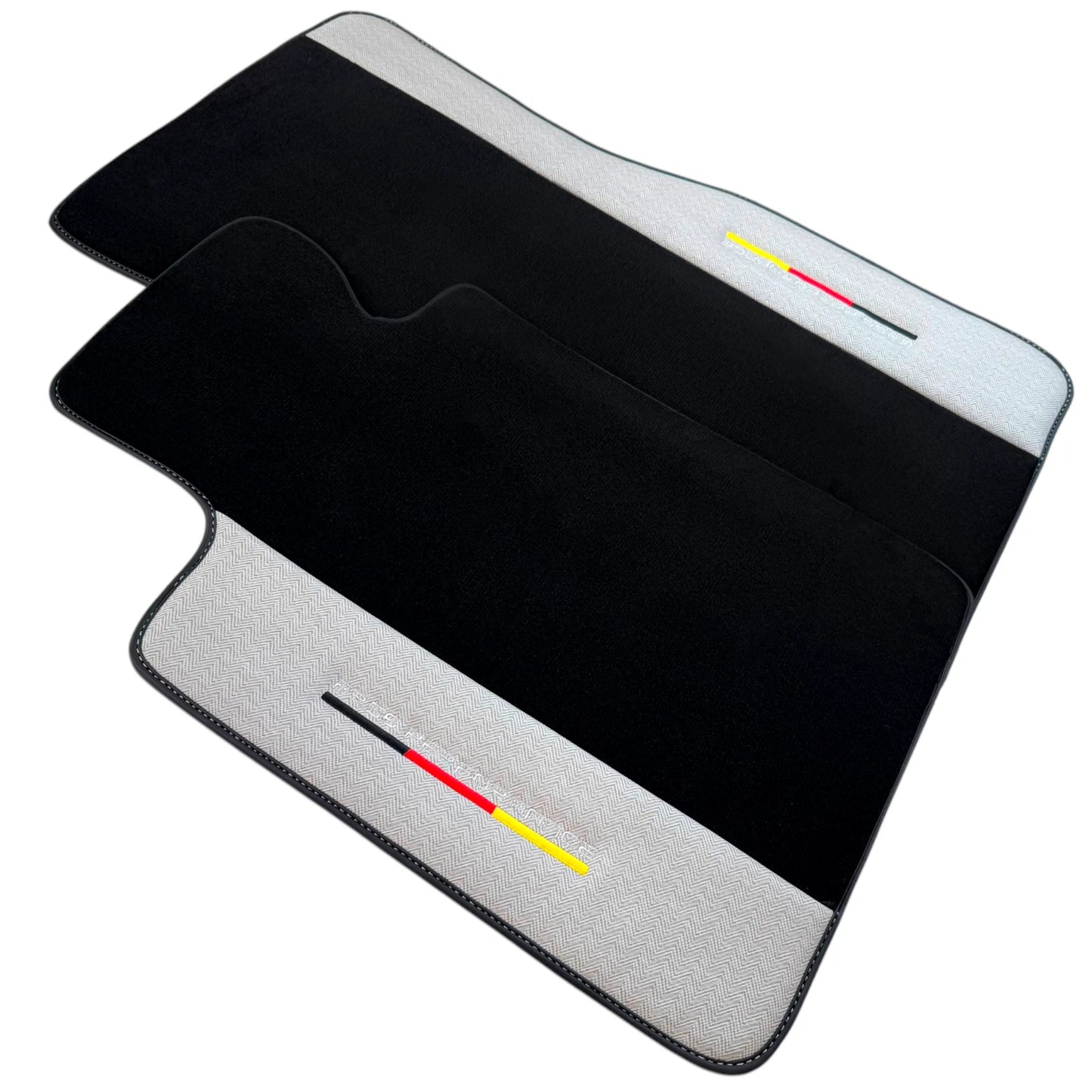 AutoWin Floor Mats for Rolls Royce Ghost Series II (2021-2024) Gray Leather