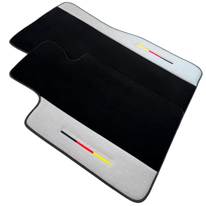 AutoWin Floor Mats for Rolls Royce Ghost Series II (2021-2024) Gray Leather