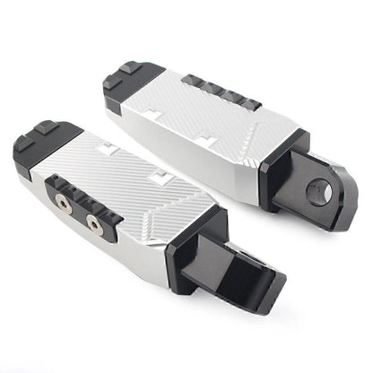 Silver Rear Footrests Foot Pegs for Suzuki GSXR600/750/1300 Hayabusa
