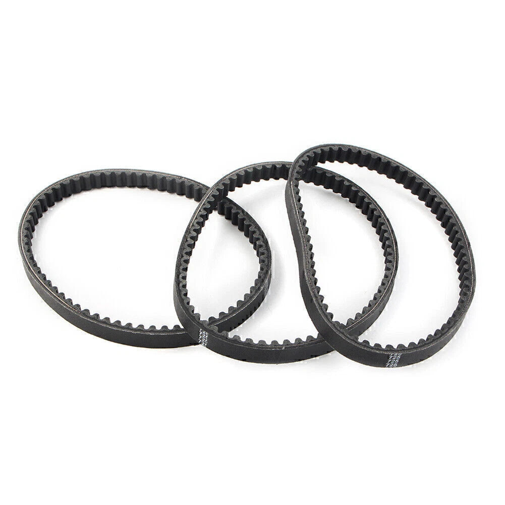 3 Pcs Go Kart Drive Belts 725 for 30 Series Torque Converter