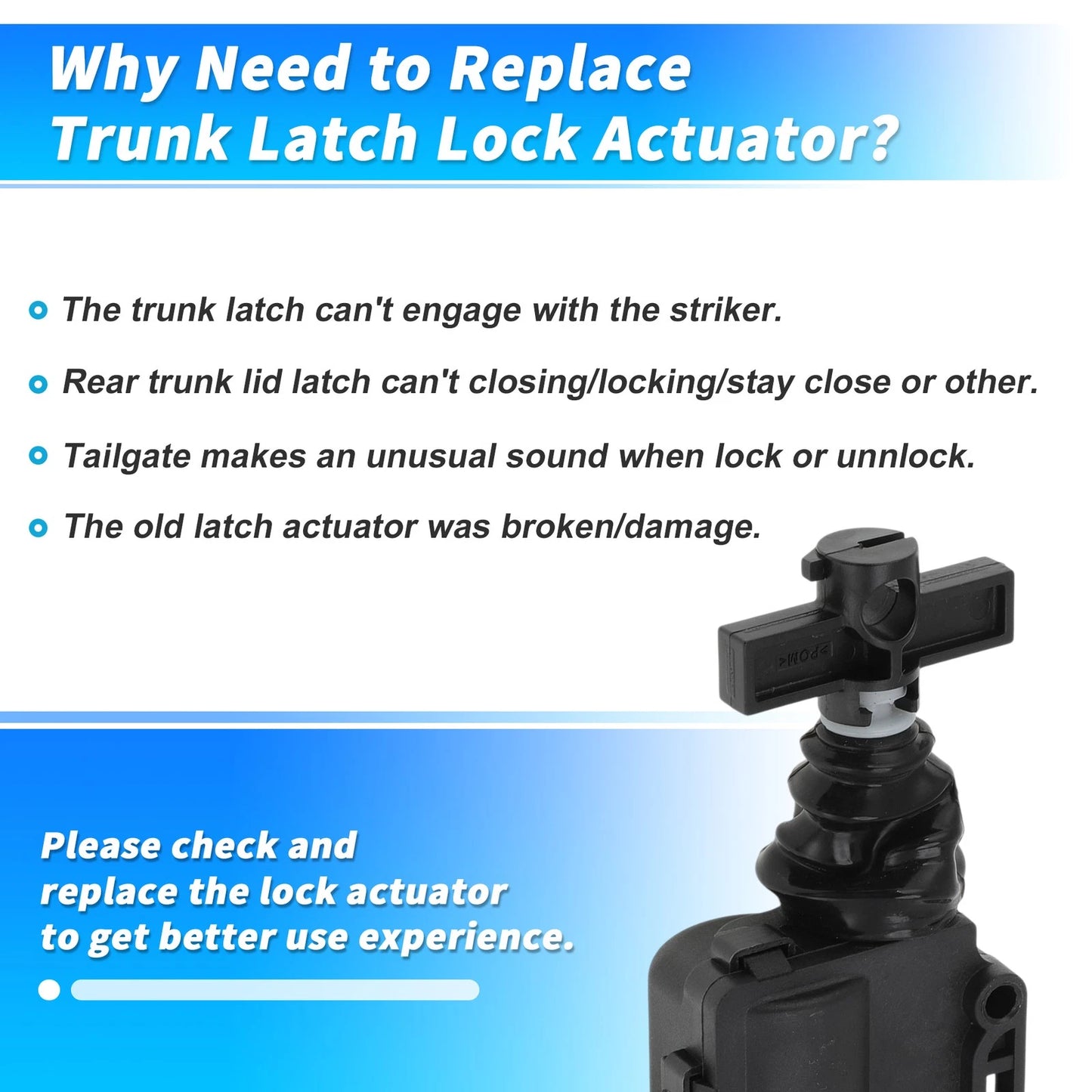 Trunk Latch Lock Actuator for Ford EcoSport (2018-2022)