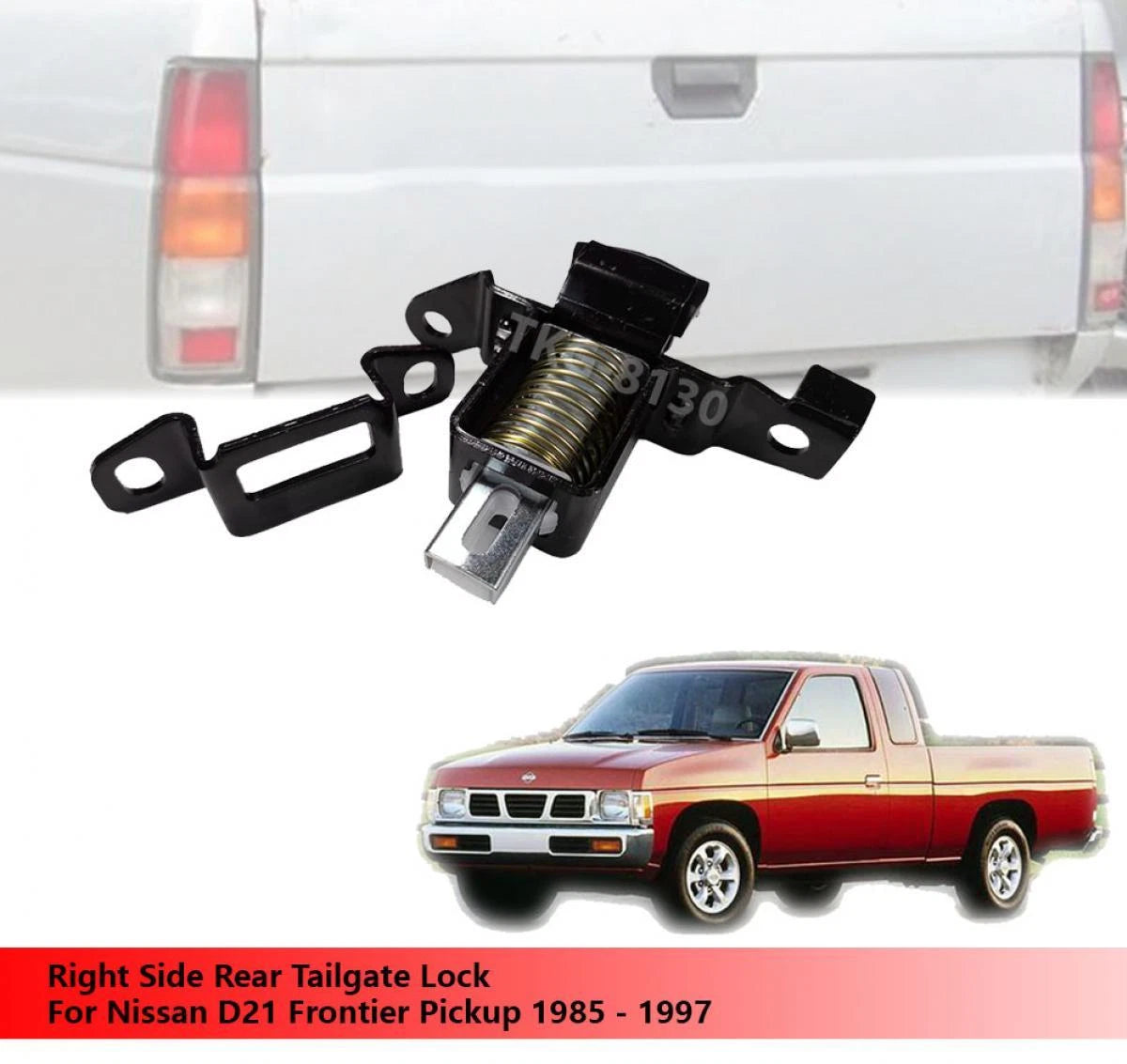 Tailgate Lock Latch for Nissan D21 Frontier Ute(1985-1997)