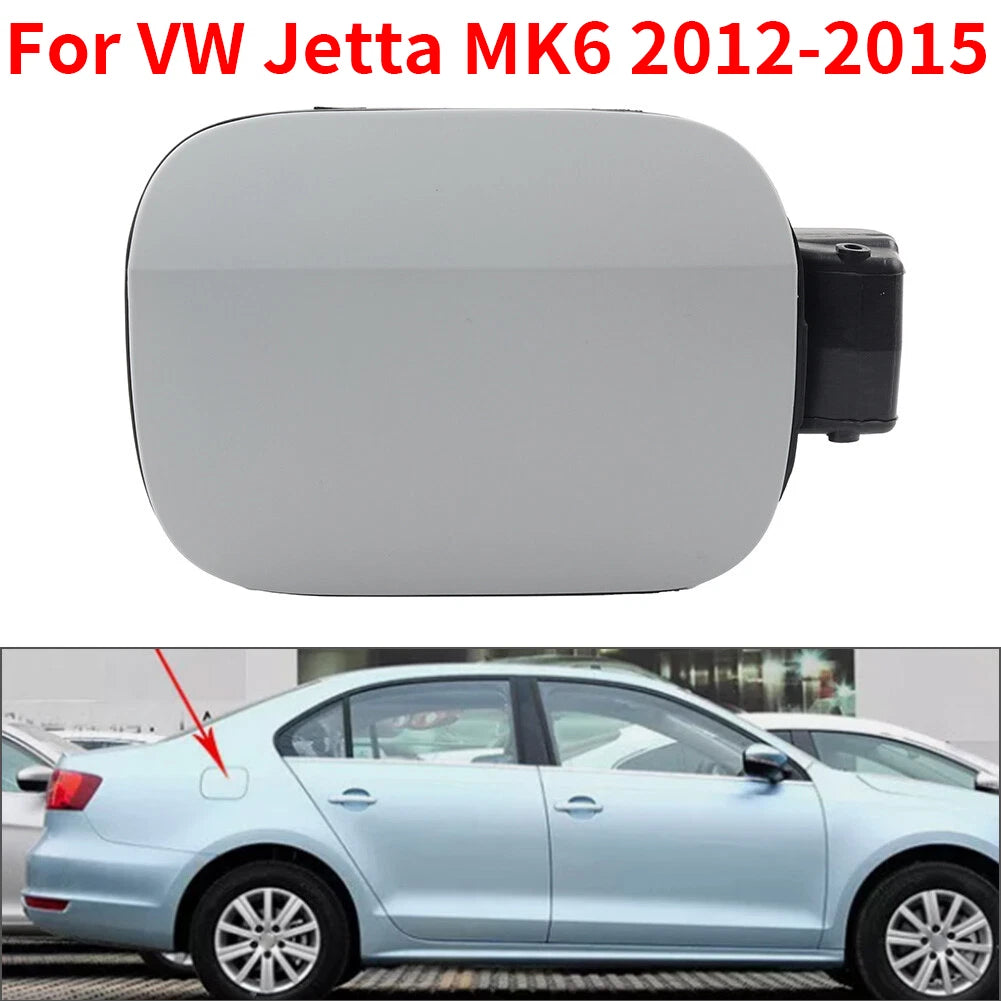 Unpainted Gas Fuel Filler Tank Lid Flap Cover for VW Jetta MK6 (2012–2015)