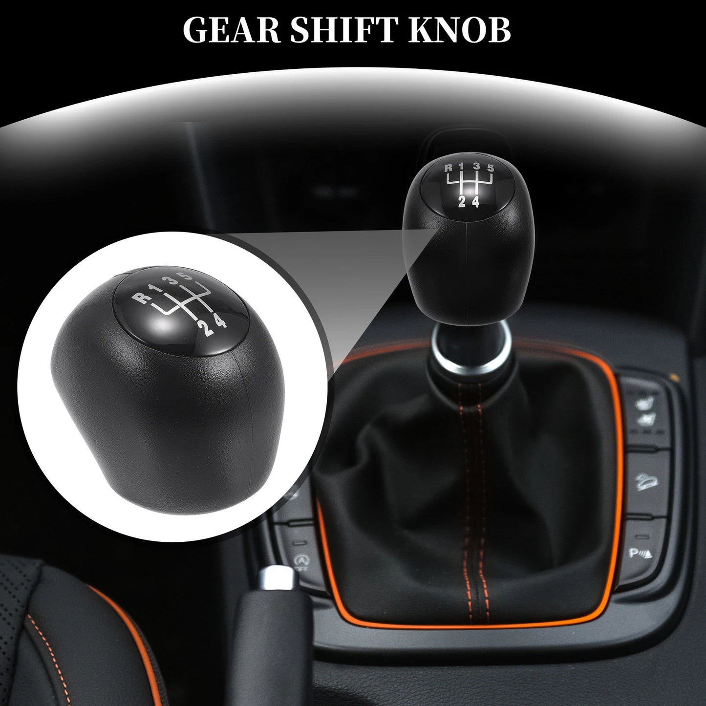 5 Speed Manual Gear Shift Knob for Citroen Jumper Relay (1994-2006)