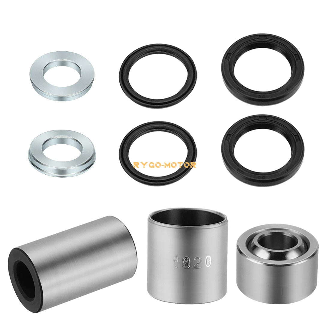 Front Upper Lower Shock Bushing Kit for Honda TRX400EX