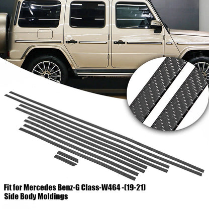 Carbon Fiber Side Molding Trim Set for G Class W464 G63 G55 G500 (2019-2021)