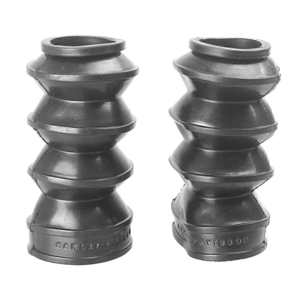 39mm Rubber Fork Cover Gaiters for Harley Sportster Dyna FX XL 883 (2004-2023)