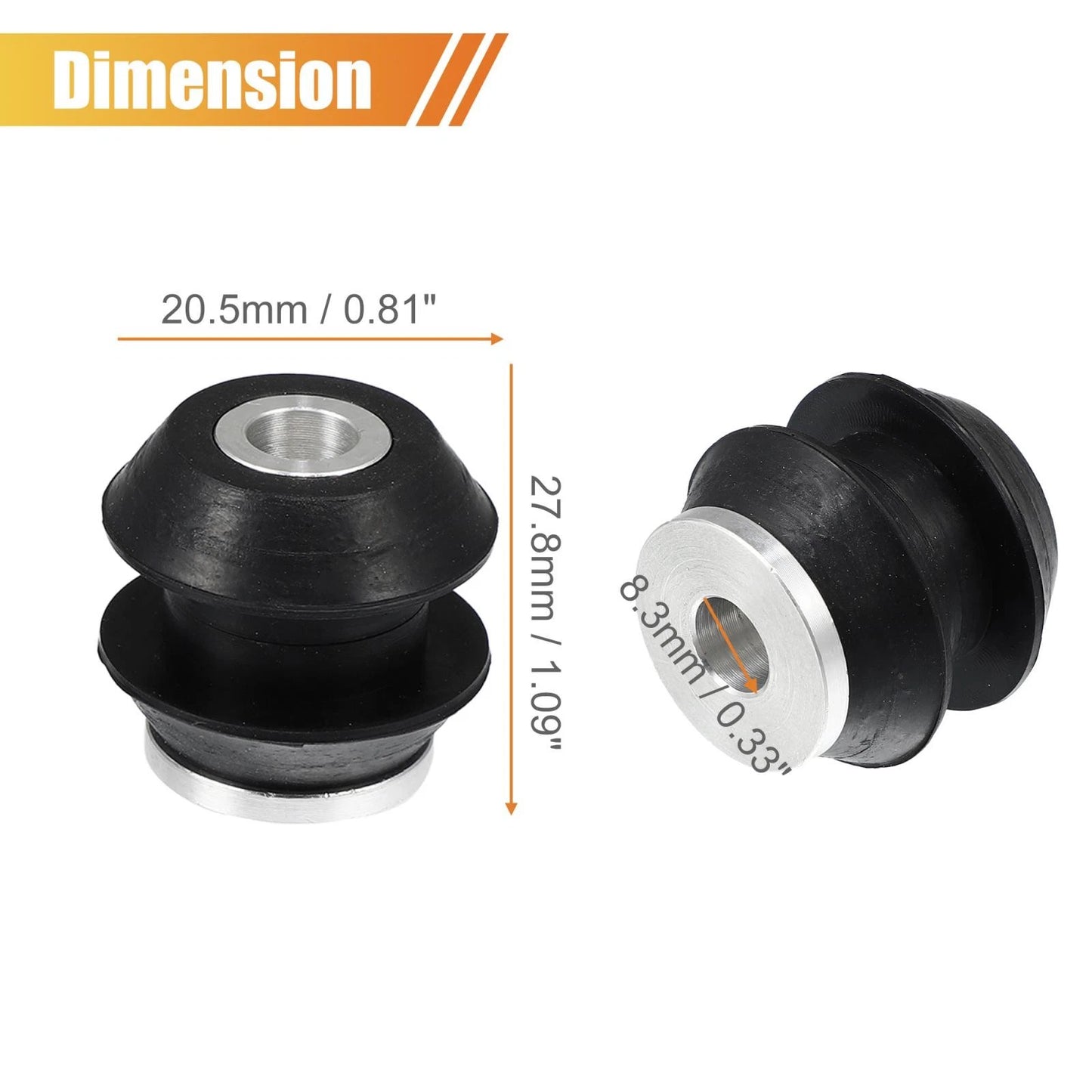 FICM Mounting Bushing Set for Ford 6.0L Powerstroke (2013-2016)