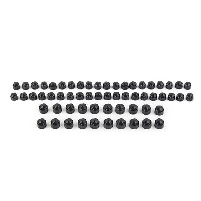 Black Engine Bolt Caps Cover for Harley Touring Road Street King Glide Softail