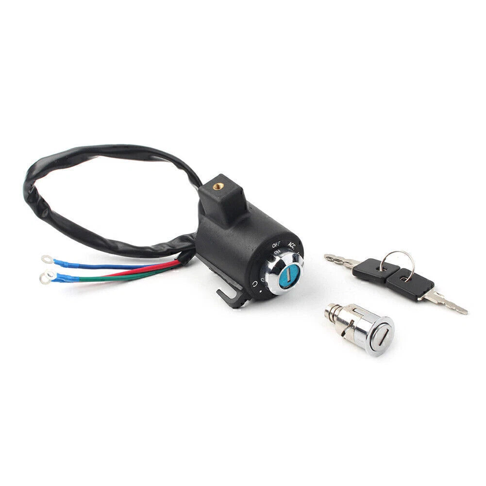 Ignition Switch Fuel Gas Cap Seat Lock Key for Harley Sportster 883 (1995-2003)
