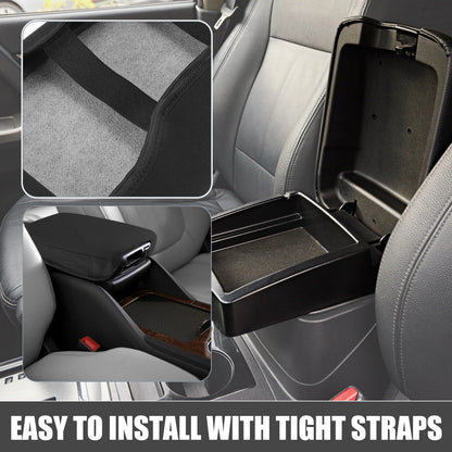 Console Armrest Cover Trim for Honda HR-V (2016-2022) Black