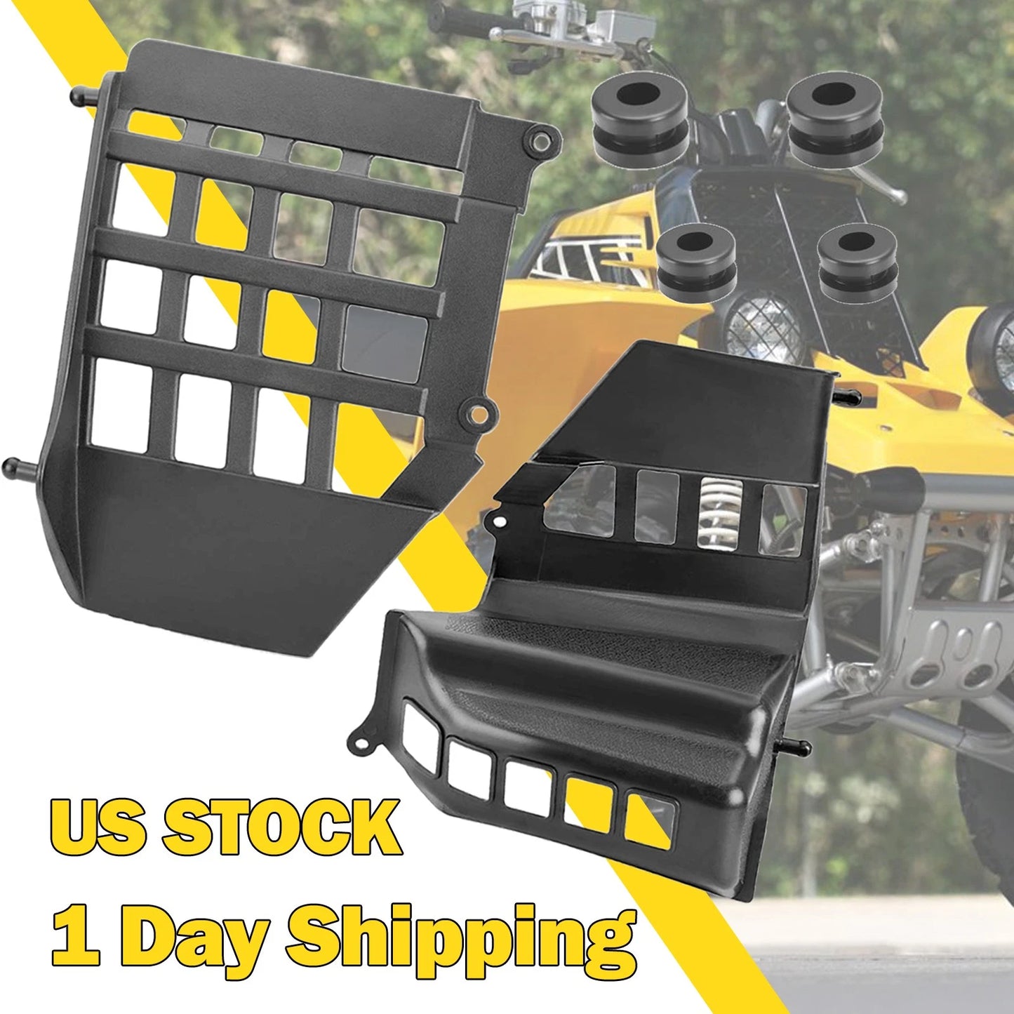 Yamaha Banshee 350 Heel Guards Rear Fender Flaps (1990-2006)