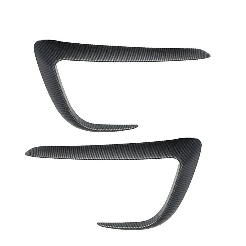 Carbon Fiber Front Fog Light Eyebrow Covers for Tesla Model Y (2020-2022)