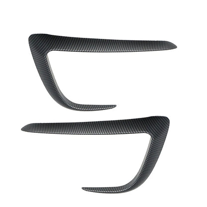 Carbon Fiber Front Fog Light Eyebrow Covers for Tesla Model Y (2020-2022)